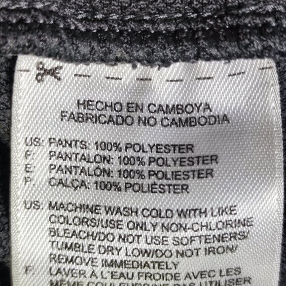 Reebok active wear jogger women's size L ?  grey with pink decoration - Picture 5 of 13